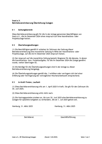 Datei:BV Überleitung Koordination- und Projektzulagen 31.03.2025.pdf